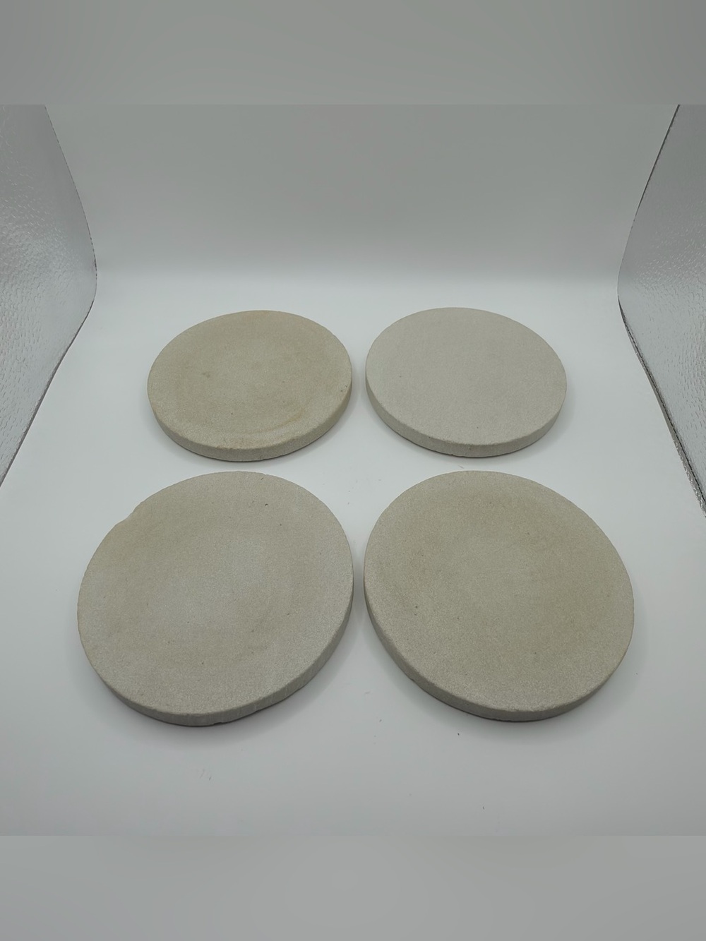 Thirstystone Stone- Round Coaster Set in Beige